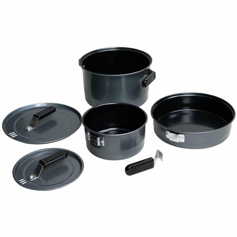 Custom Coleman 6Pc Family Cook Set Black