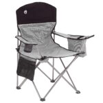 Custom Coleman Cooler Quad Chair Black/Gray