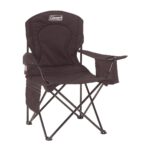 Custom Coleman Oversized Quad Chair With Cooler Black
