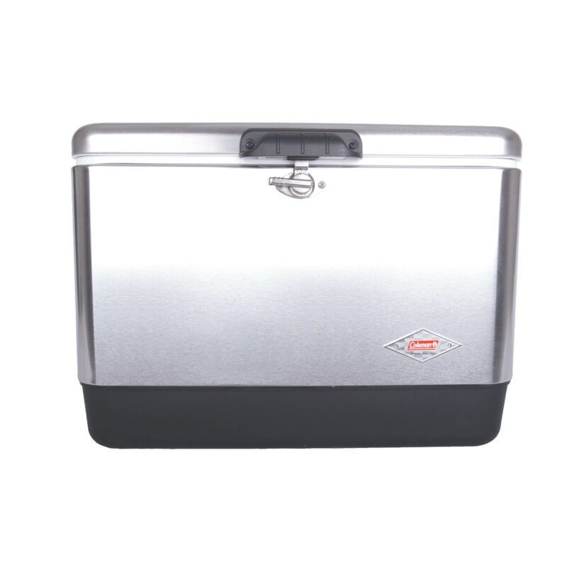 Coleman-54Qt-Stainless-Steel-Chest-Cooler-6155B700B Custom Coleman 54Qt Stainless Steel Chest Cooler