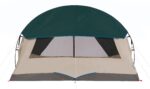 Custom Coleman 6-Person Cabin Tent W/ Screened Porch Evergreen