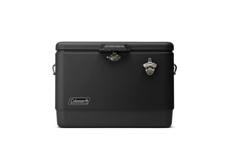 Custom Newell Brands Distribution LLC Coleman 54-Quart Reunion Collection Steel Chest Cooler - Midnight