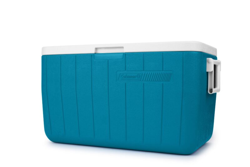 Custom Newell Brands Distribution LLC Coleman Chiller 48 Qt Chest Cooler - Deep Ocean
