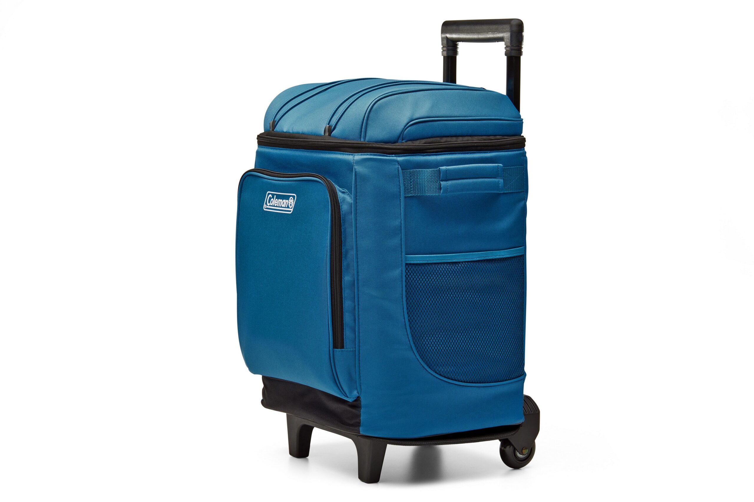 Custom Newell Brands Distribution LLC Coleman Chiller 42-Can Wheeled Soft Cooler - Deep Ocean