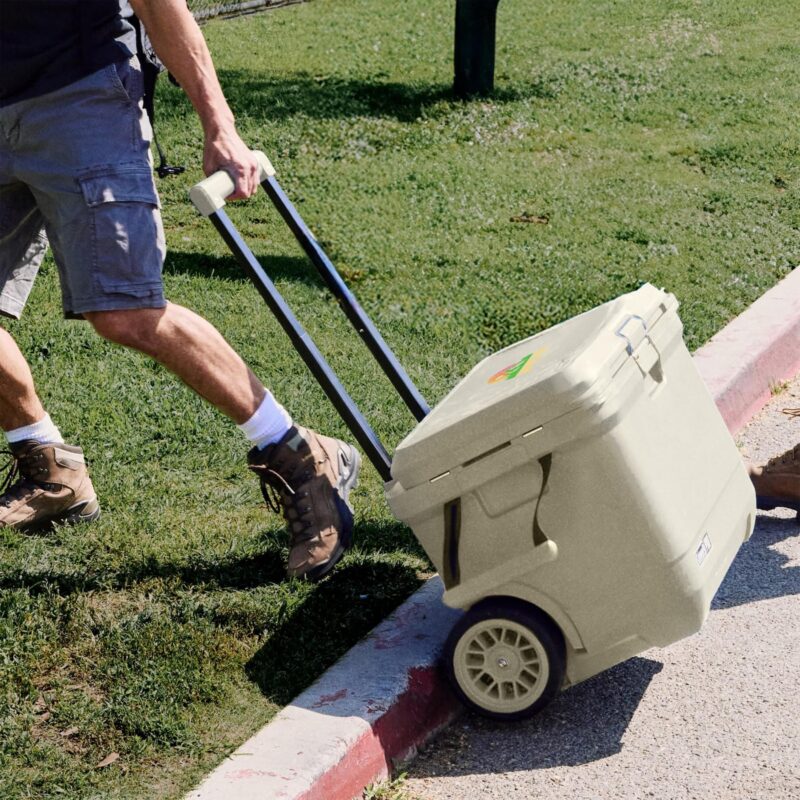 Custom Coleman® Pro Series 55-Quart Wheeled Hard Cooler - 3